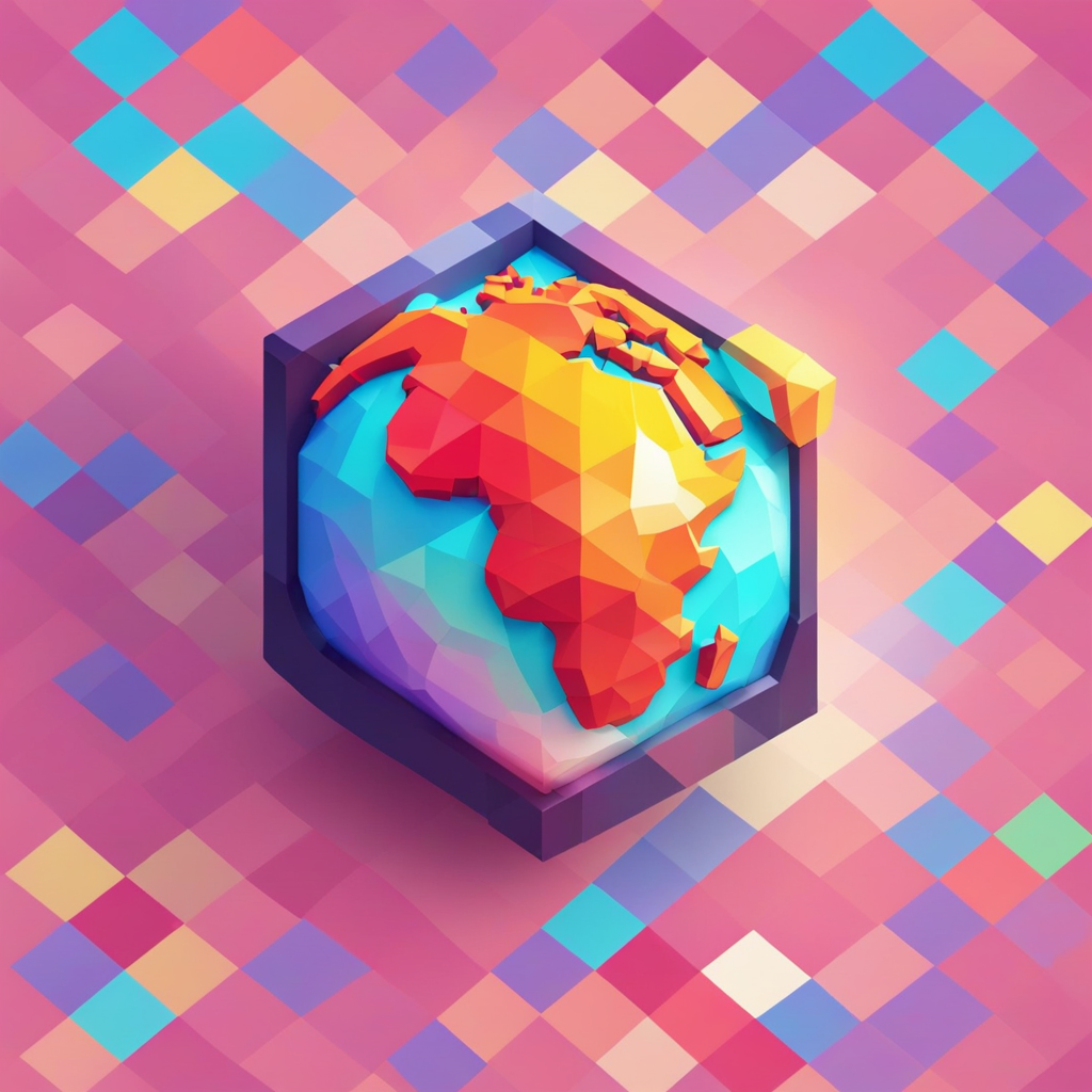 PixelWorld mobile app preview